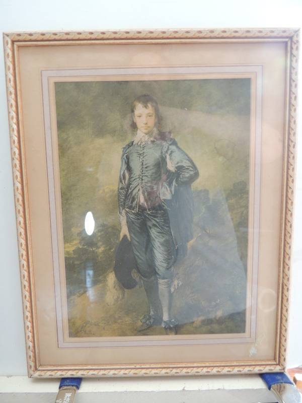 lot 74 image: Gainsborough, Thomas   Print Blue boy F 15x12