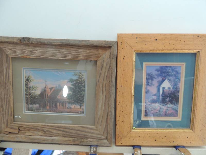 lot 89 image: 2 pieces  - Wyndberg, Dalhart Country Home Lithograph F 12x10 and Artist unknown lithograph The Junction F 11x13