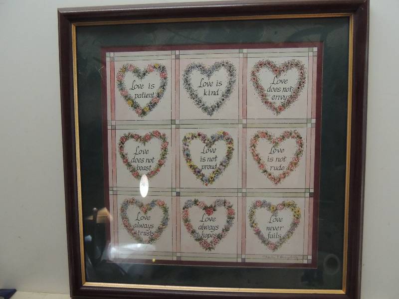 lot 100 image: Humphrey, Charles    Signed   Love is� F 18x18
