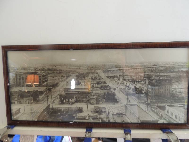 lot 111 image: Print of photograph Turn of the century city  12 x 24