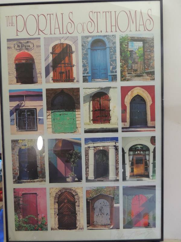 lot 122 image: Treacy, Cheryl signed poster The Portals of Saint Thomas 36x24