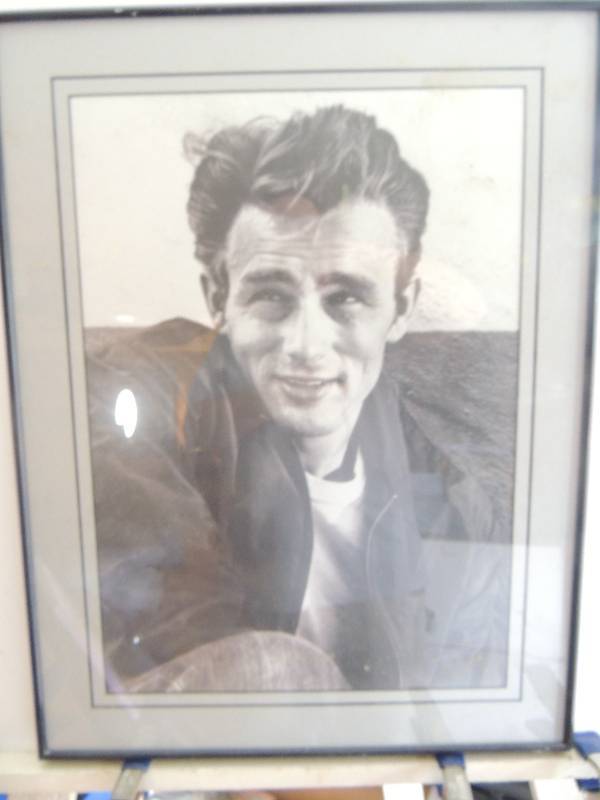 lot 126 image: James dean poster 23x18