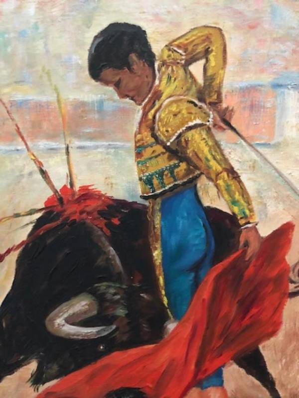 lot 7 image: Geri, Oil  Matador F 26x22 A 20x16