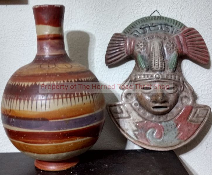 lot 50 image: Fired Clay Pots and More