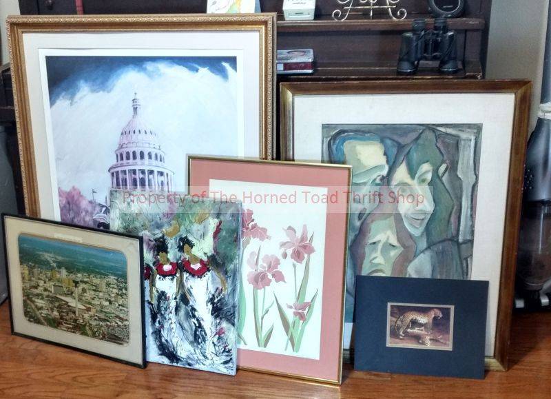 lot 52 image: Unique Framed Art