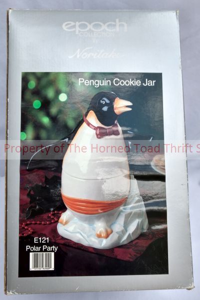 lot 64 image: Penguin Cookie Jar