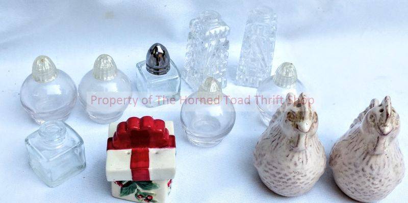 lot 99 image: Various Salt Shakers