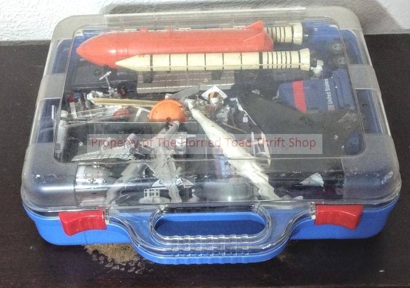 lot 108 image: Astronaut NASA Space Figurines PVC and Die-cast Toys Semi, Rockets & Rovers Lot