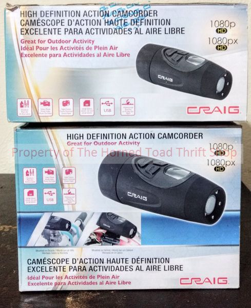 lot 117 image: 2 Craig HD Action Camcorder