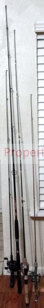 lot 160 image: FISHING REELS AND RODS