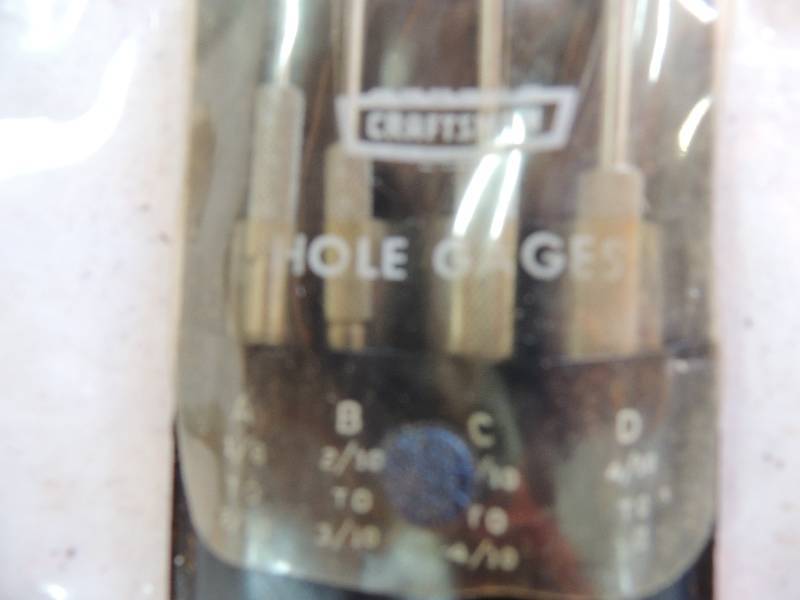lot 60 image: Craftsman hole gages
