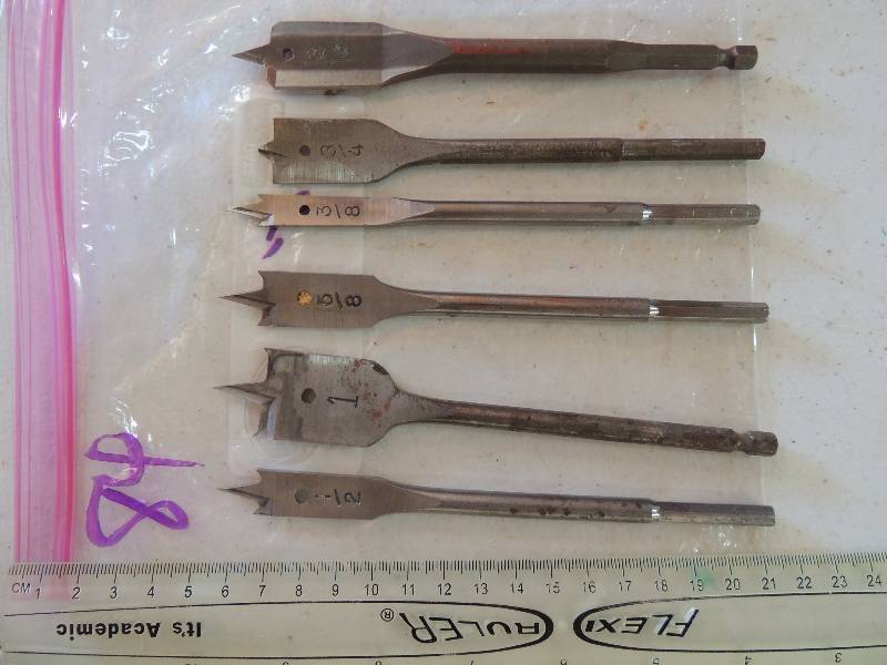 lot 84 image: paddle bits - 38 - 1  qty 6