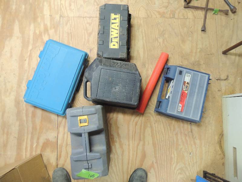 Machine storage containers 5- Makita, Dewalt, Ryobi, Torque wrench case, Zag case with organizer | OWNER IS SELLING IT ALL - CONTENTS OF WORKSHOP AND HOUSE | Auction Spear LLC