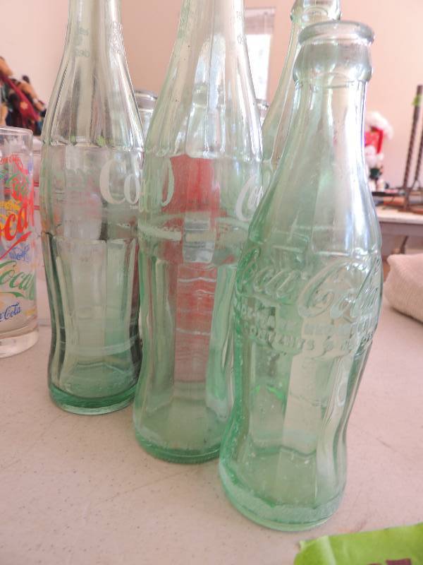 lot 237 image: Coca- Cola bottles -  3 Christmas,  Abilene TX, Alabama, and Nebraska