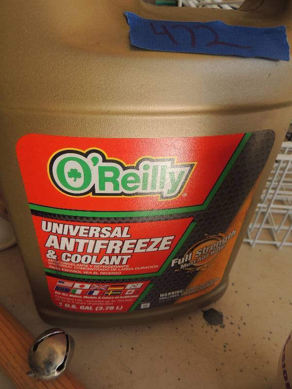 lot 472 image: Anti freeze, Round up, Sevin dust and more