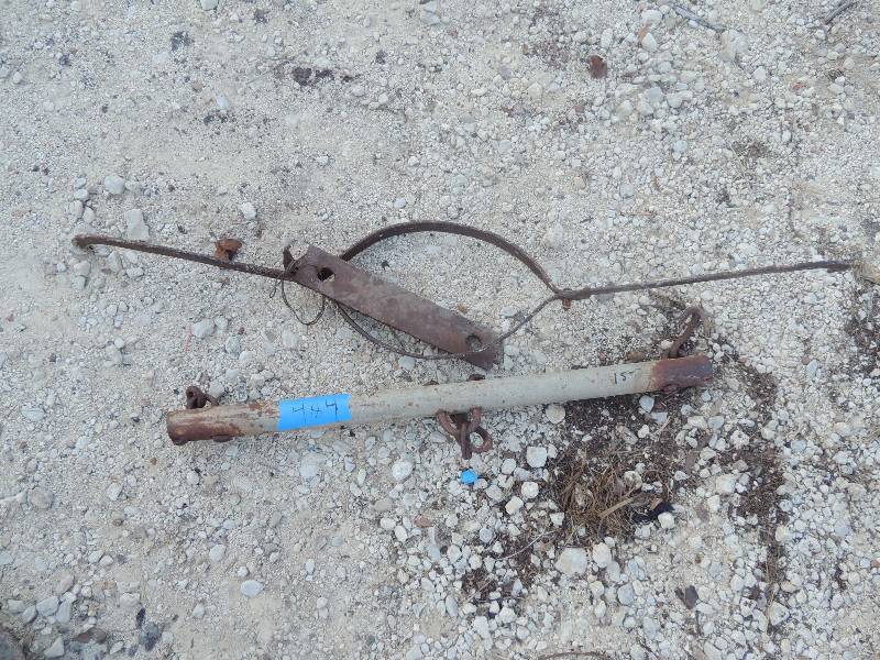 lot 484 image: oxen  yoke,  steel bar for hoist