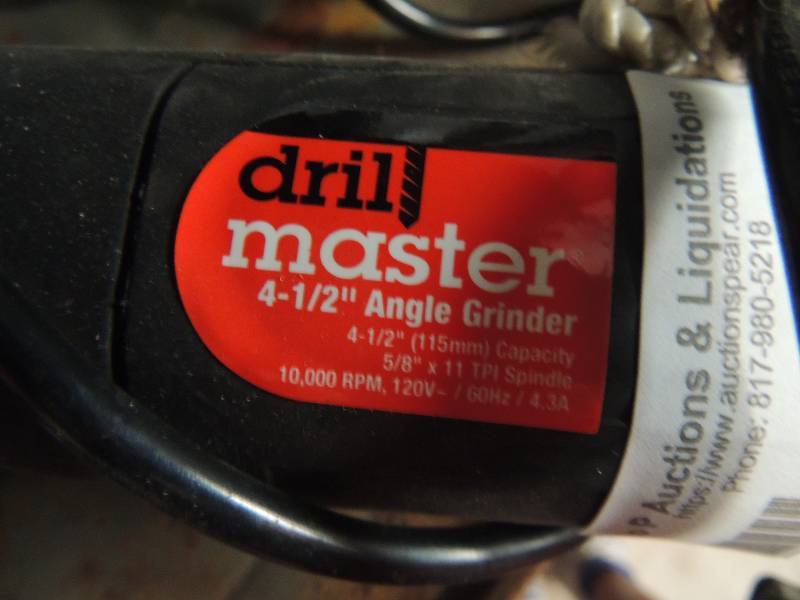 lot 39 image: Drill master 4 12 angle grinder