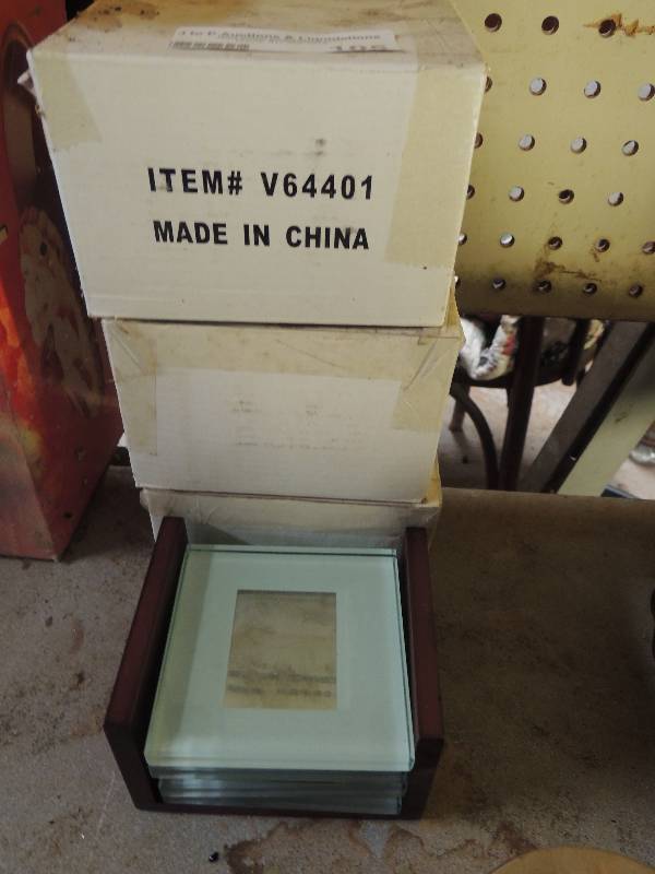 lot 105 image: 4 boxes of coasters