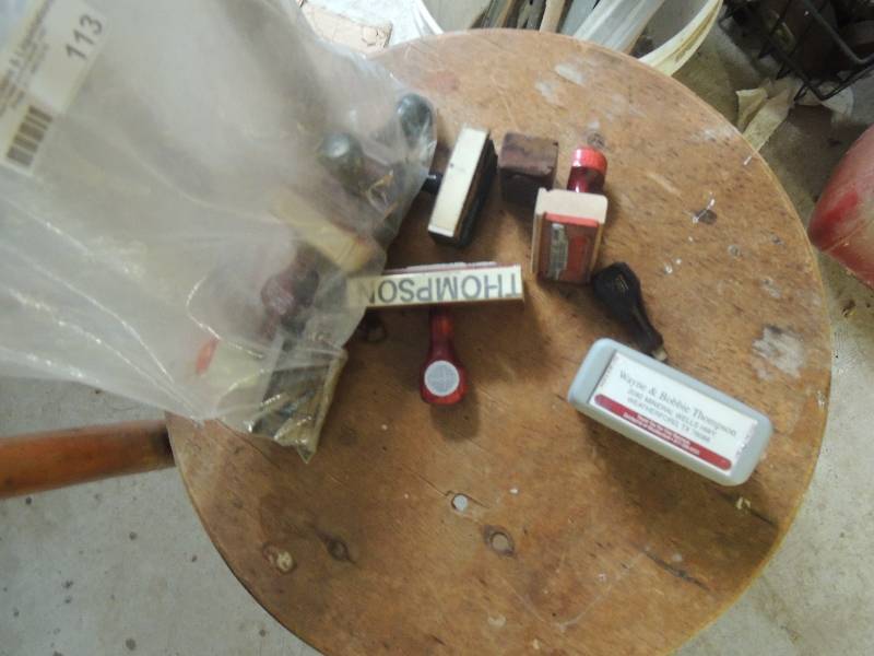 lot 113 image: Assorted Rubber stamps