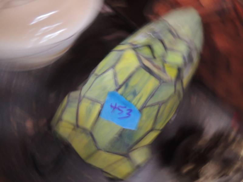lot 453 image: Stained glass frog light