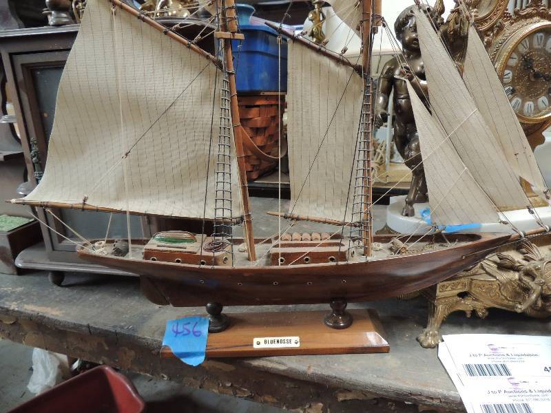 lot 456 image: BLUENOOSE SAIL BOAT