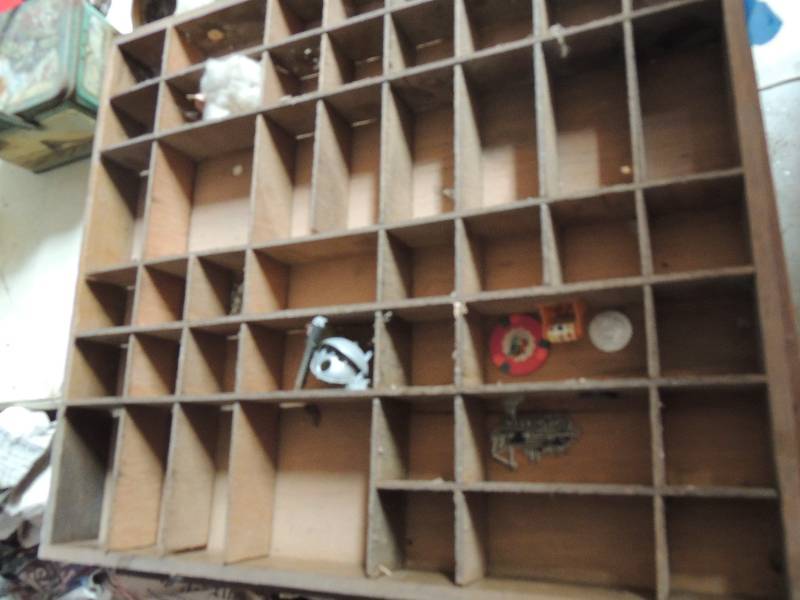 lot 463 image: 2 large wooden nic nac shelves