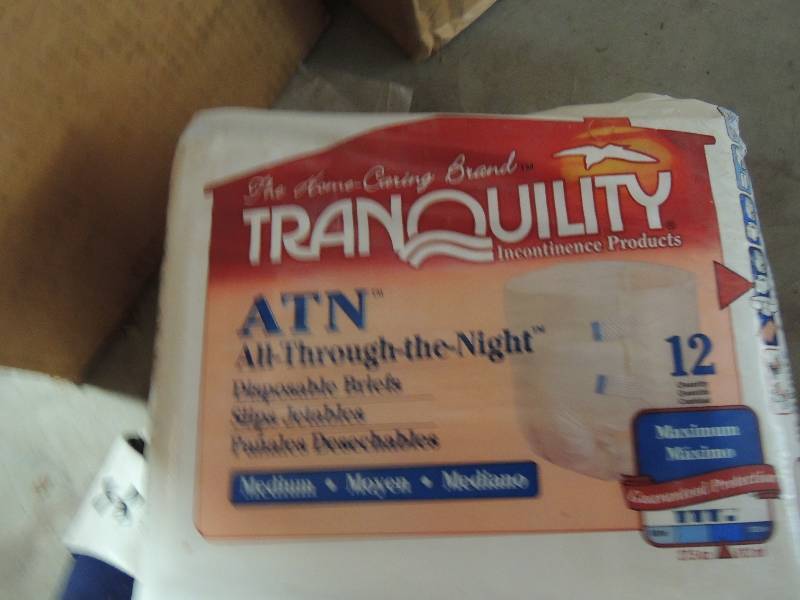 lot 479 image: Tranquility incontinence undergarments Size Medium - 2 CASES