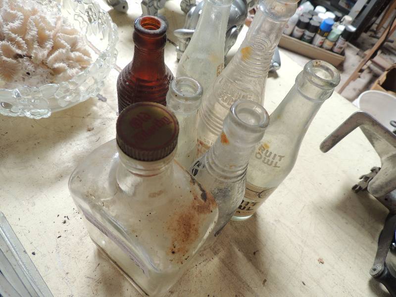 lot 221 image: Lot of bottles - DOUBLE COLA, CRUSH, K ORANGE SODA
