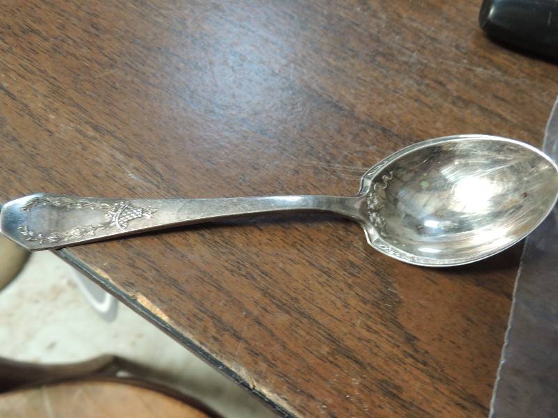 lot 501 image: Silverware- Qty. 2 Holmes and Edwards SPOONS