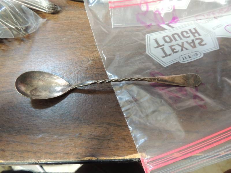 lot 507 image: Silverware- WF SILVER CORP. 1877  Qty. 8 DEMITASSE SPOONS