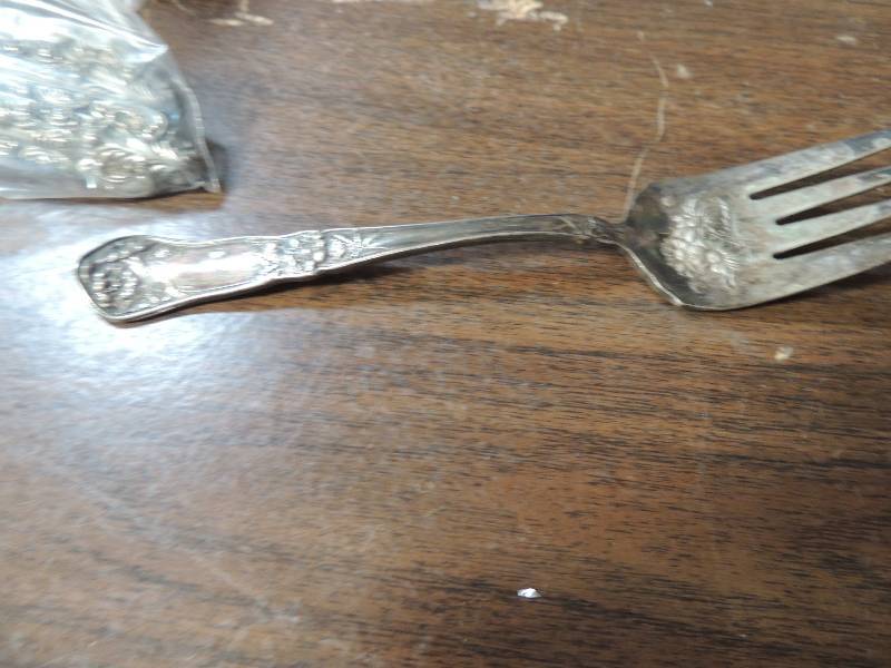 lot 521 image: Silverware- Reliance Silver  FORK, SUPERIOR SPOON