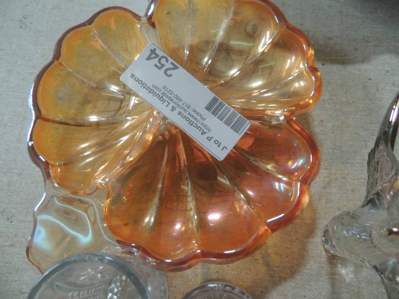 lot 254 image: Shot glasses, bowls and more