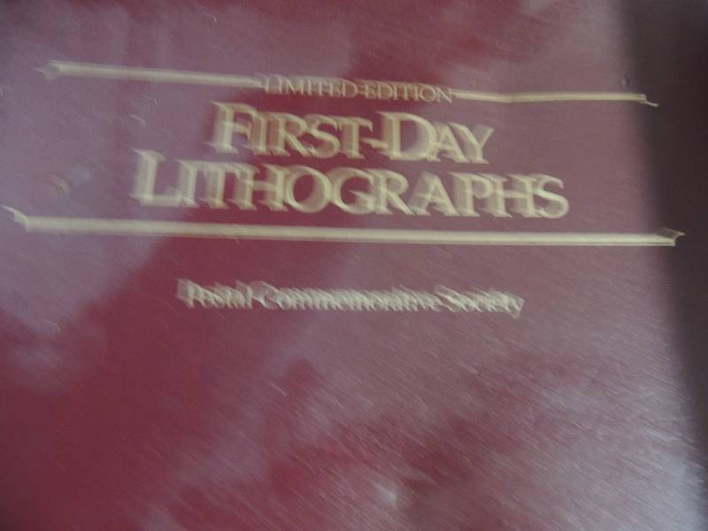 lot 281 image: First Day lithograph book
