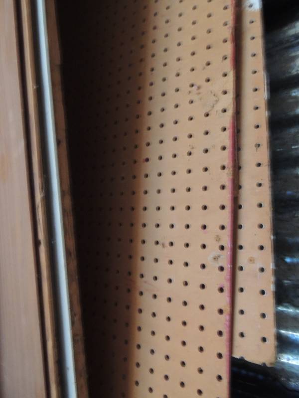 lot 294 image: Lot of wood and pegboards