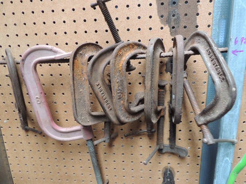 lot 693 image: 10 C clamps 3