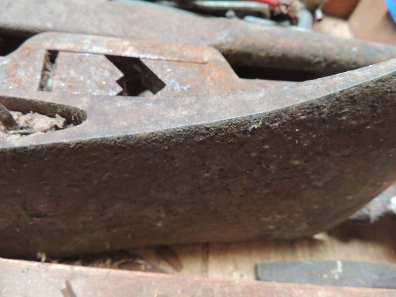 lot 706 image: Spud wrench ax head hammer head