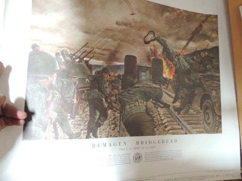 lot 743 image: Lot of art-Army in action art series, PVT. James Buckham