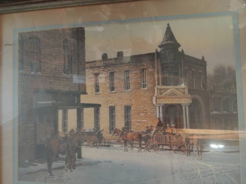 lot 745 image: Wintertime in Stephenville by james Boren 28x36