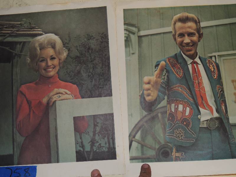 lot 758 image: Porter Wagner Shawprints 15x11 Porter Wagner Dolly Parton