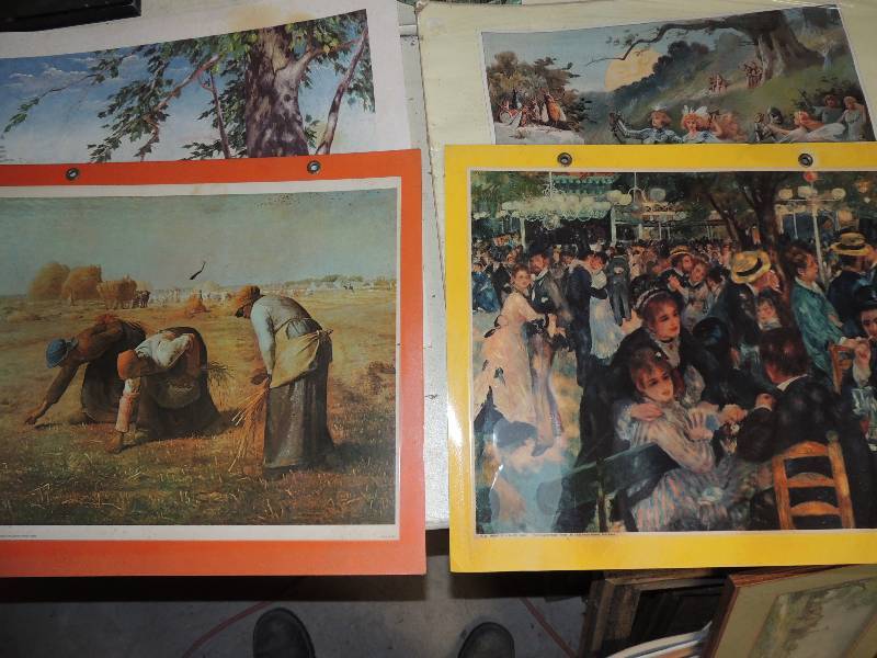 lot 761 image: Qty. 4 Renoir, Millet 1814-1875, You and God and me and Fairy Dance