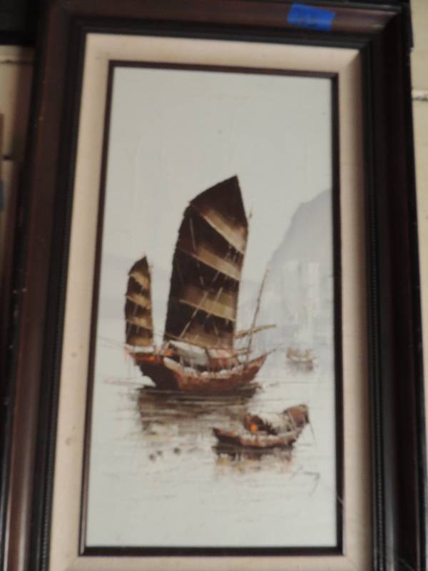 lot 775 image: Photo by Wong 31x19 sail boat