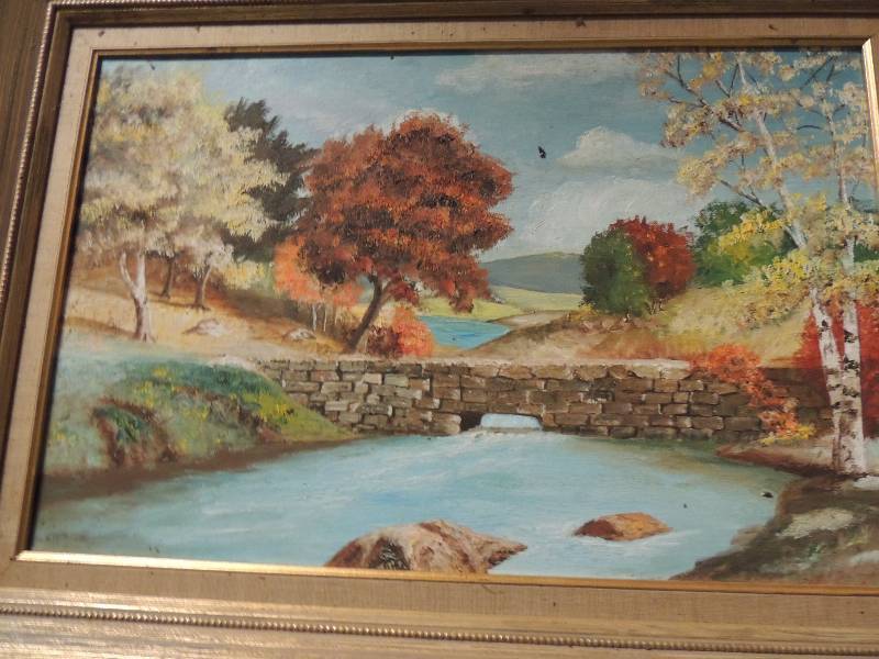 lot 776 image: 24x30 Acrylic painting by Edilh