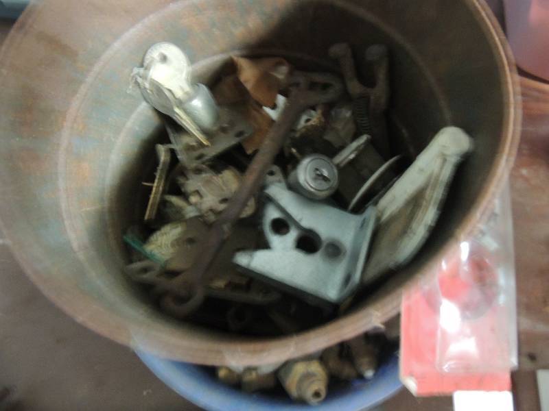 lot 19 image: Various metal sockets latches for door and more