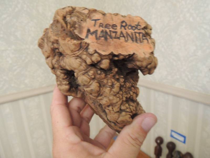lot 9 image: Brazilian nut ball Tree root monazite