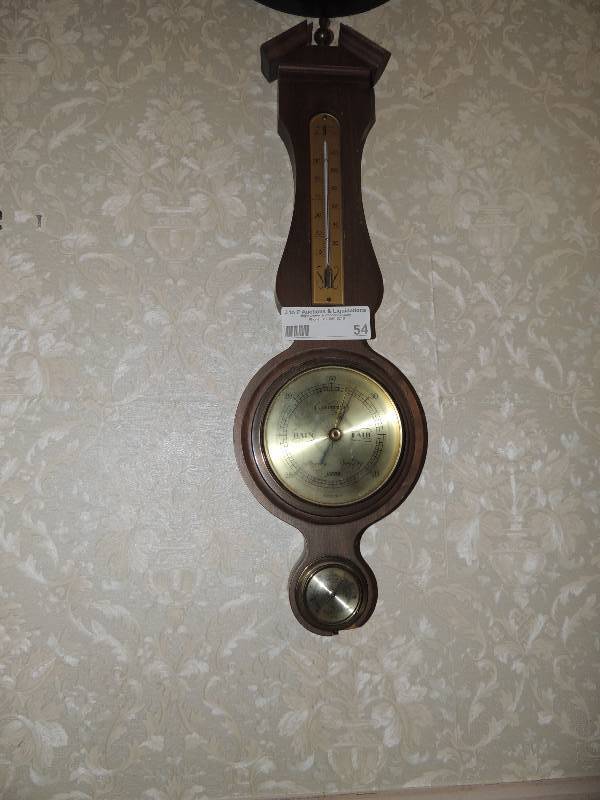 lot 54 image: Changeable rain fir Jason clock made in Germany