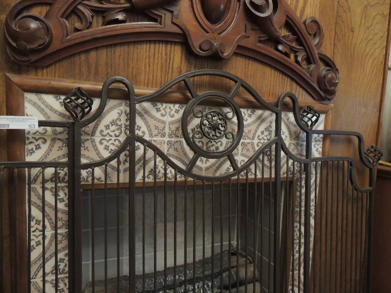 lot 63 image: FIRE PLACE SCREEN
