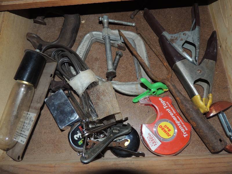 lot 231 image: clamps wrenches tape and more
