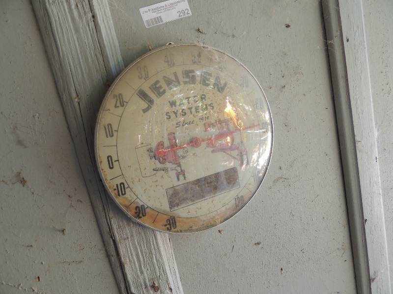 lot 292 image: Jenson water system THERMOMETER