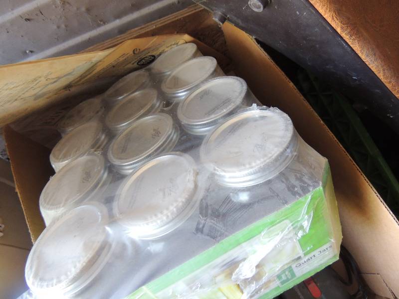lot 341 image: Case of Ball mason jars