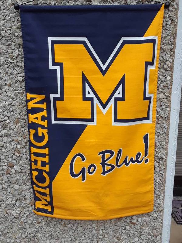 lot 34 image: GO BLUE MICHIGAN UNIVERSITY BANNER
